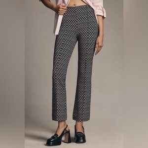 Anthropologie Maeve Margot Kick Flare Cropped Pants Stretch XL